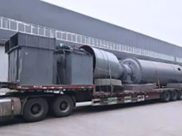 發(fā)往東北的φ2.2×7.5m球磨機